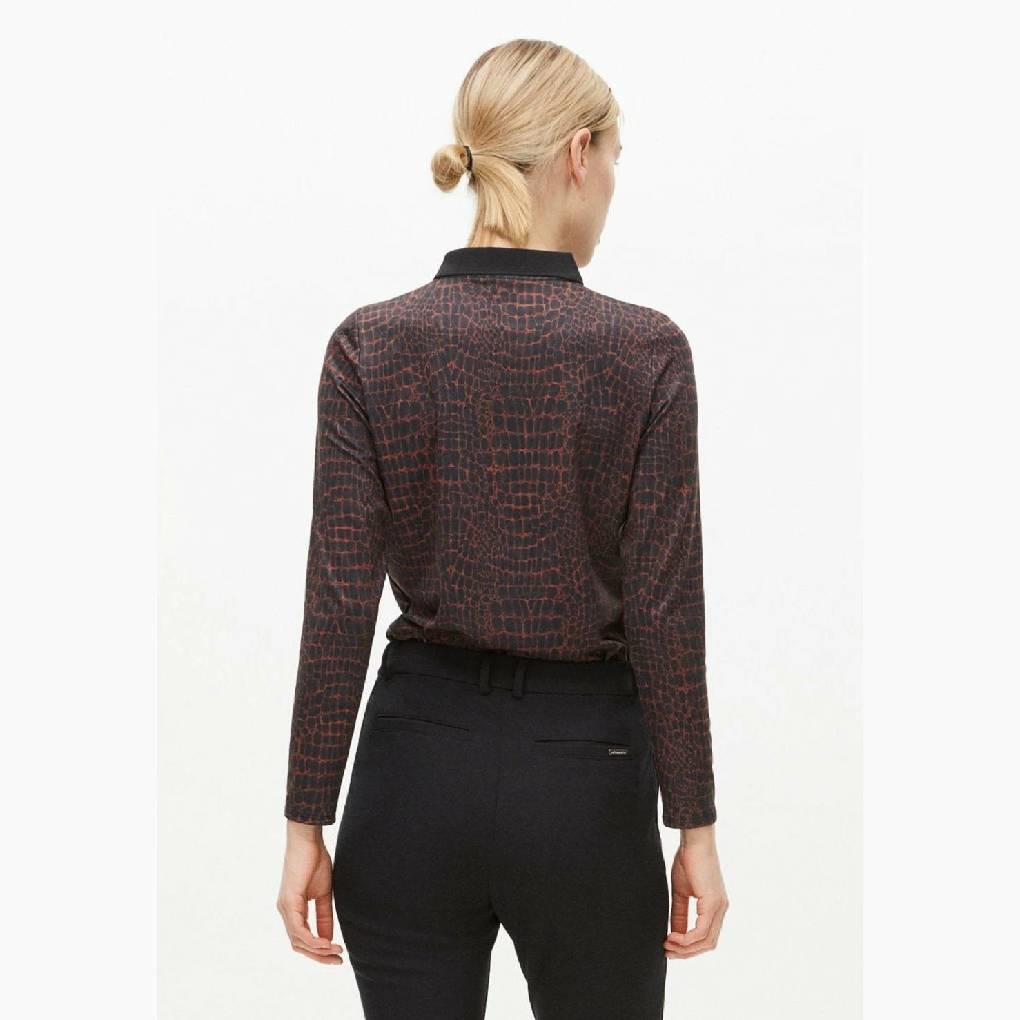 Rohnisch Ladies Sia L/S Golf Polo Shirt 110752 4 Rohnisch Ladies Sia L/S Golf Polo Shirt 110752 - Image 4