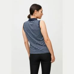 Rohnisch Ladies Sleeveless Deni Golf Polo Shirt 111522 5 Rohnisch Ladies Sleeveless Deni Golf Polo Shirt 111522 -Mid Layers Store Sale Rohnisch Ladies Sleeveless Deni Golf Polo Shirt 111522 2