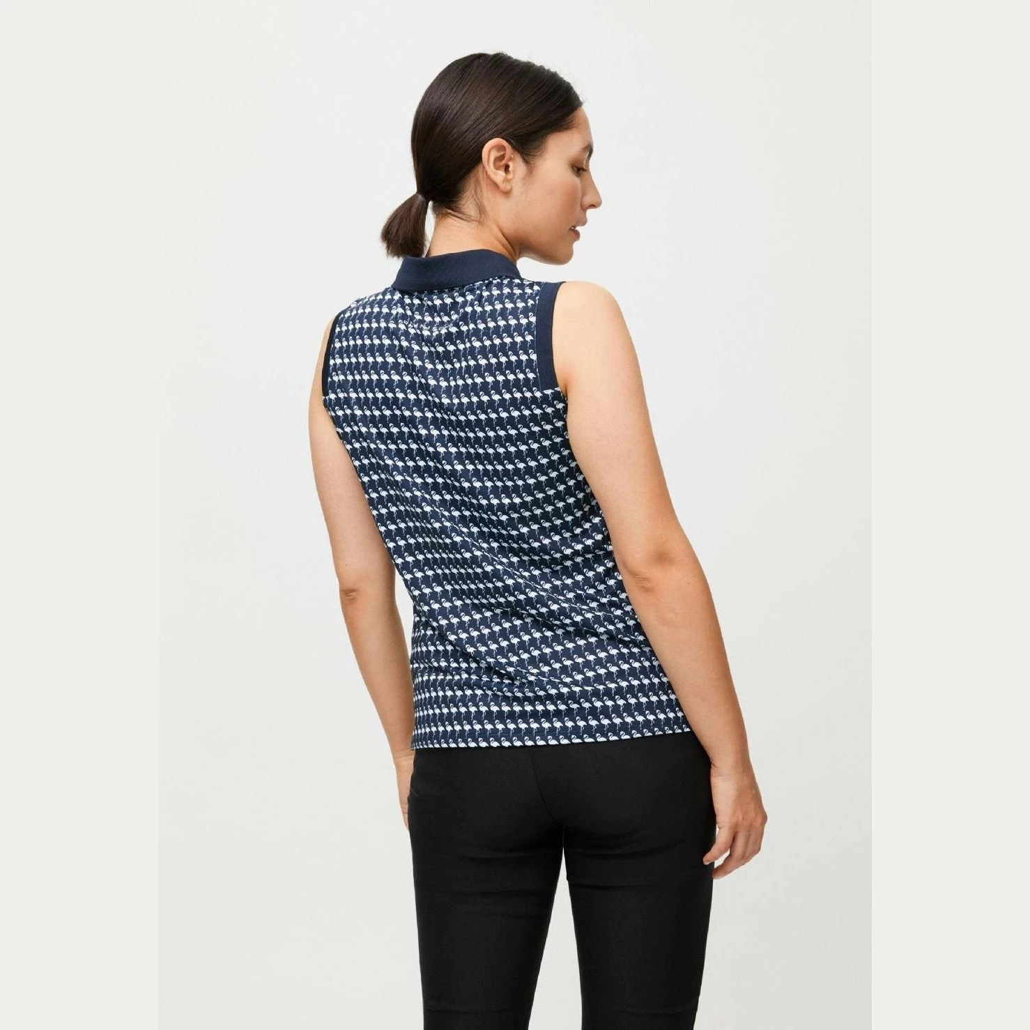 Rohnisch Ladies Sleeveless Deni Golf Polo Shirt 111522 3 Rohnisch Ladies Sleeveless Deni Golf Polo Shirt 111522 - Image 3