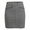 Rohnisch Ladies Smooth Golf Skort 110183 Black/white/check