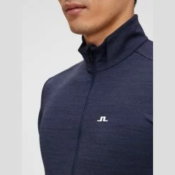 J.Lindeberg Luke Half Zip Golf Mid Layer SMJS02417 -Mid Layers Store Sale SMJS02417 6881 f ForscreenuseJPG dpi150