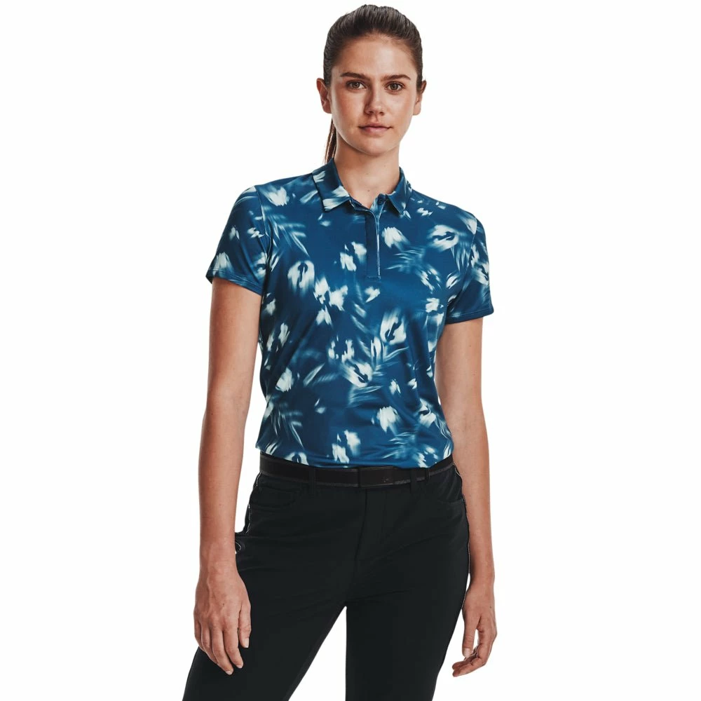 Under Armour Ladies Zinger Blur Golf Shirt 1373638 4 Under Armour Ladies Zinger Blur Golf Shirt 1373638 - Image 4