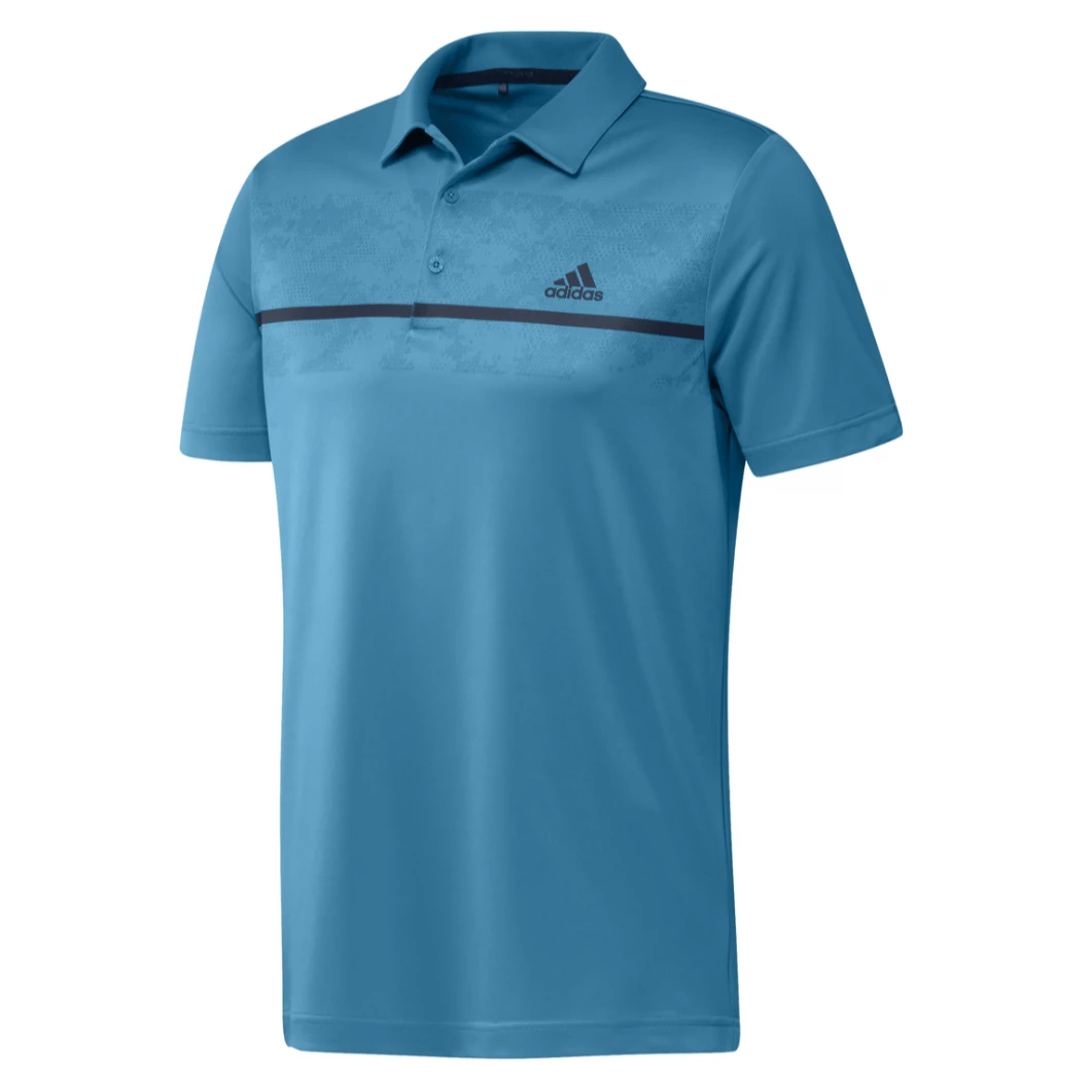 Adidas Chest Print Golf Polo Shirt H36252 1 Adidas Chest Print Golf Polo Shirt H36252