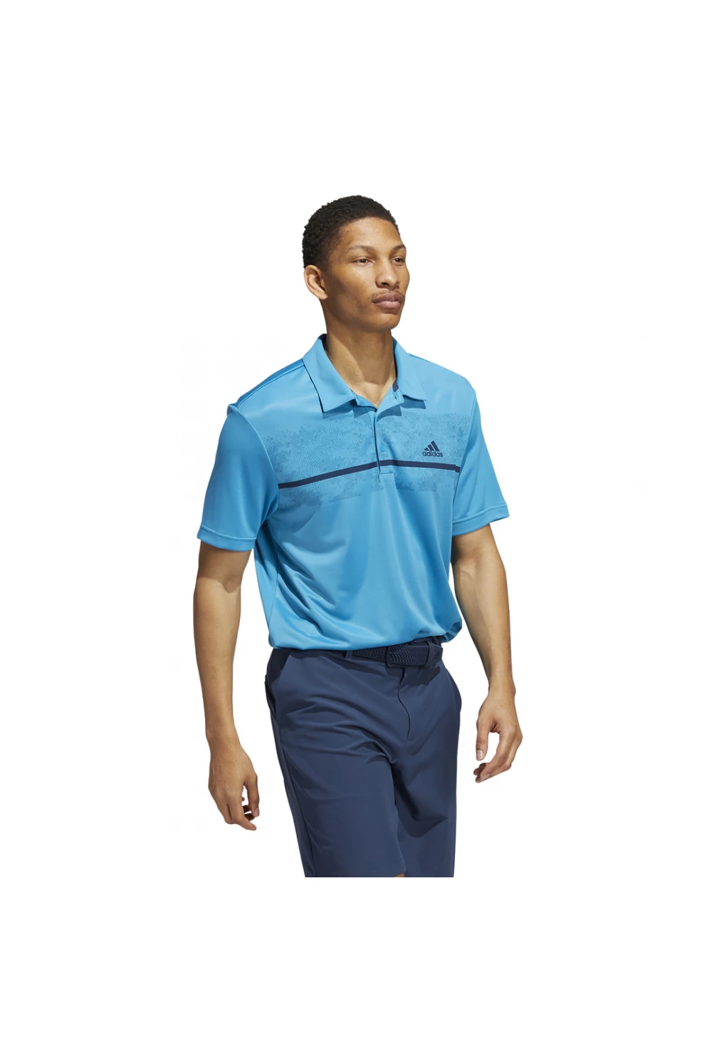 Adidas Chest Print Golf Polo Shirt H36252 4 Adidas Chest Print Golf Polo Shirt H36252 - Image 4