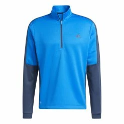 Adidas Colourblock Primegreen 1/4 Zip Golf Top HE5452