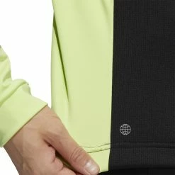 Adidas Colourblock Primegreen 1/4 Zip Golf Top HC5572 -Mid Layers Store Sale adidas Colourblock Primegreen Zip Golf Top HC 4