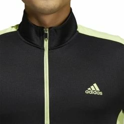 Adidas Colourblock Primegreen 1/4 Zip Golf Top HC5572 -Mid Layers Store Sale adidas Colourblock Primegreen Zip Golf Top HC 5
