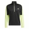 Adidas Colourblock Primegreen 1/4 Zip Golf Top HC5572