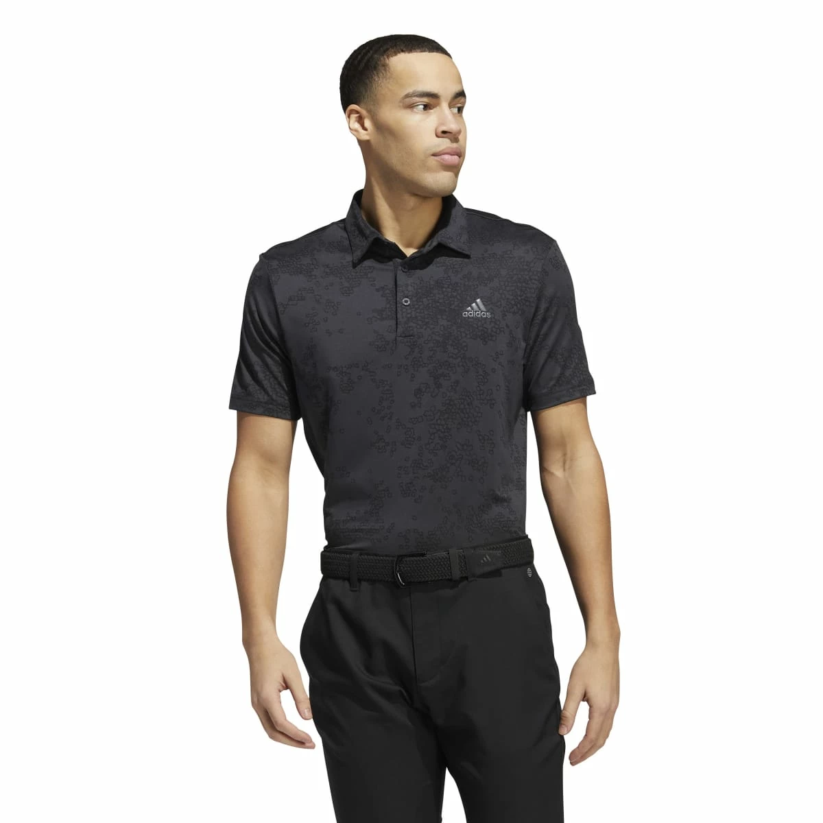 Adidas Primegreen Jacquard Golf Polo Shirt HP1916 2 Adidas Primegreen Jacquard Golf Polo Shirt HP1916 - Image 2