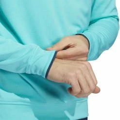 Adidas Primegreen UPF Lightweight 1/4 Zip Golf Pullover H56800 -Mid Layers Store Sale adidas Primegreen UPF Lightweight Zip Golf Pullover 13