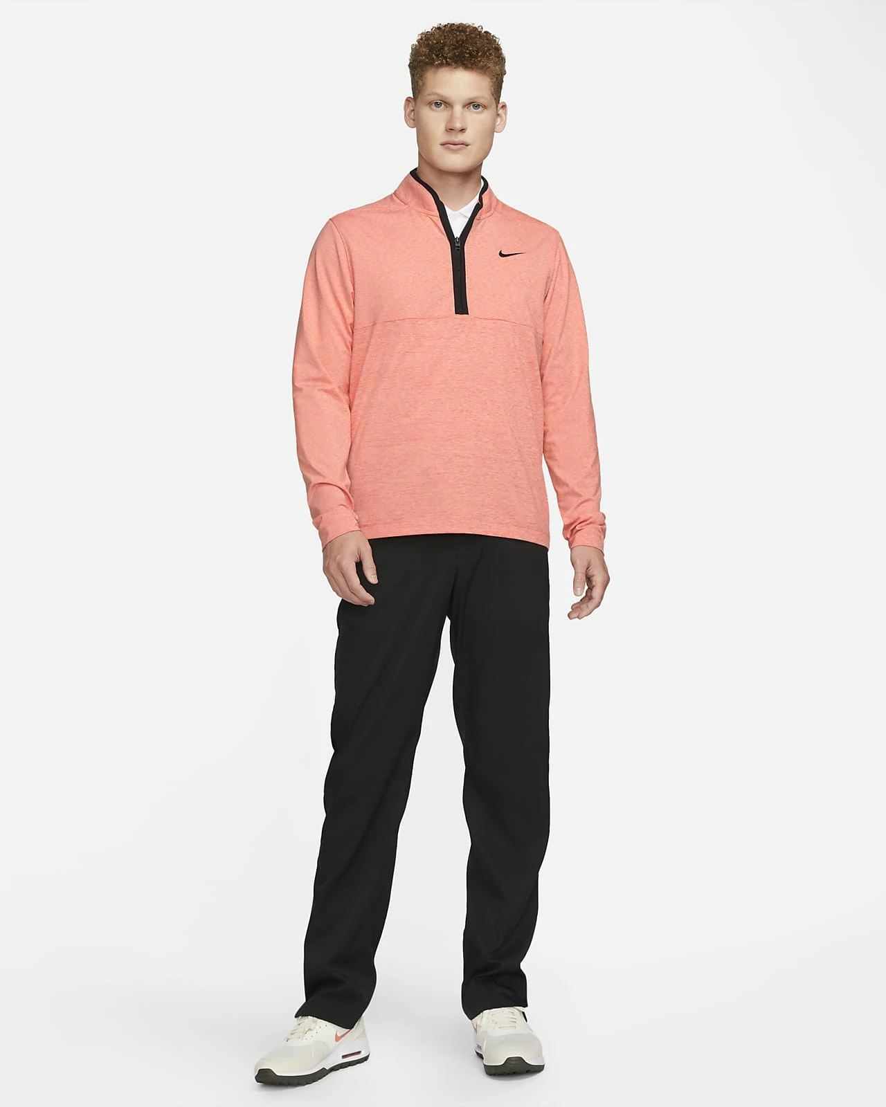 Nike Dri-Fit Victory 1/2 Zip Golf Top DH1261 2 Nike Dri-Fit Victory 1/2 Zip Golf Top DH1261 - Image 2